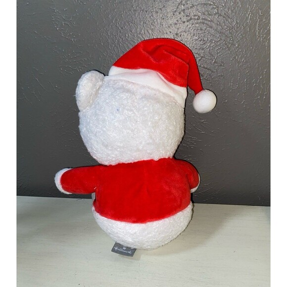 HALLMARK 2020 TEDDY BEAR SANTA 9” PLUSH - RETIRED - Picture 3 of 6